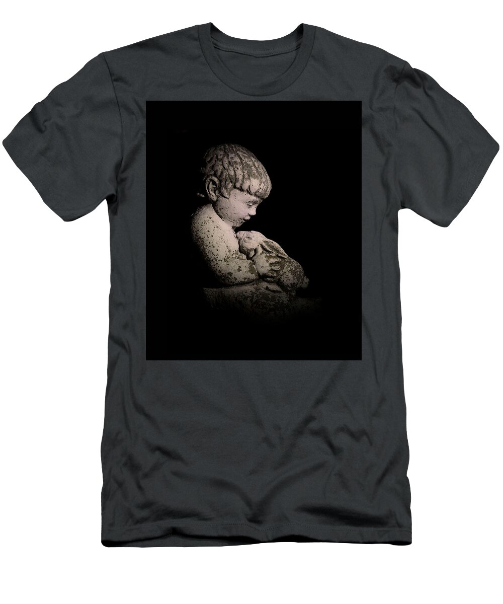 Kansas T-Shirt featuring the photograph Love Cast in Concrete by William Moore