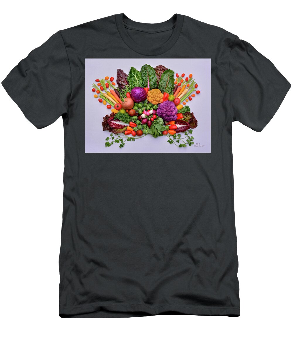 Fresh T-Shirt featuring the photograph Celebrate Healthy Eating by Brian Tada