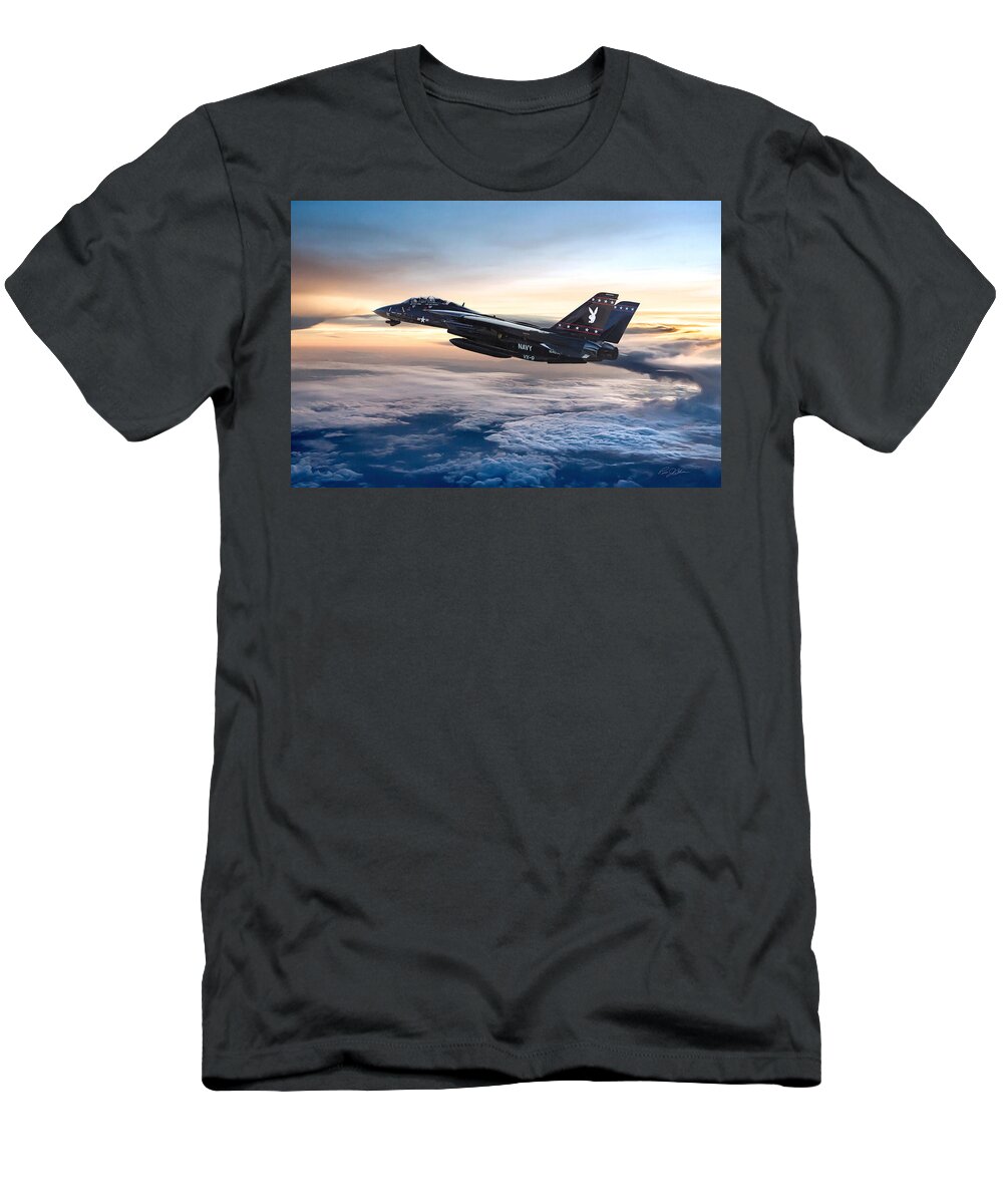 Aviation T-Shirt featuring the digital art Centerfold by Peter Chilelli