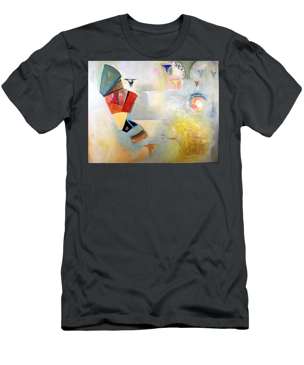 Dynamic T-Shirt featuring the painting Ceramica by Alan Soffer