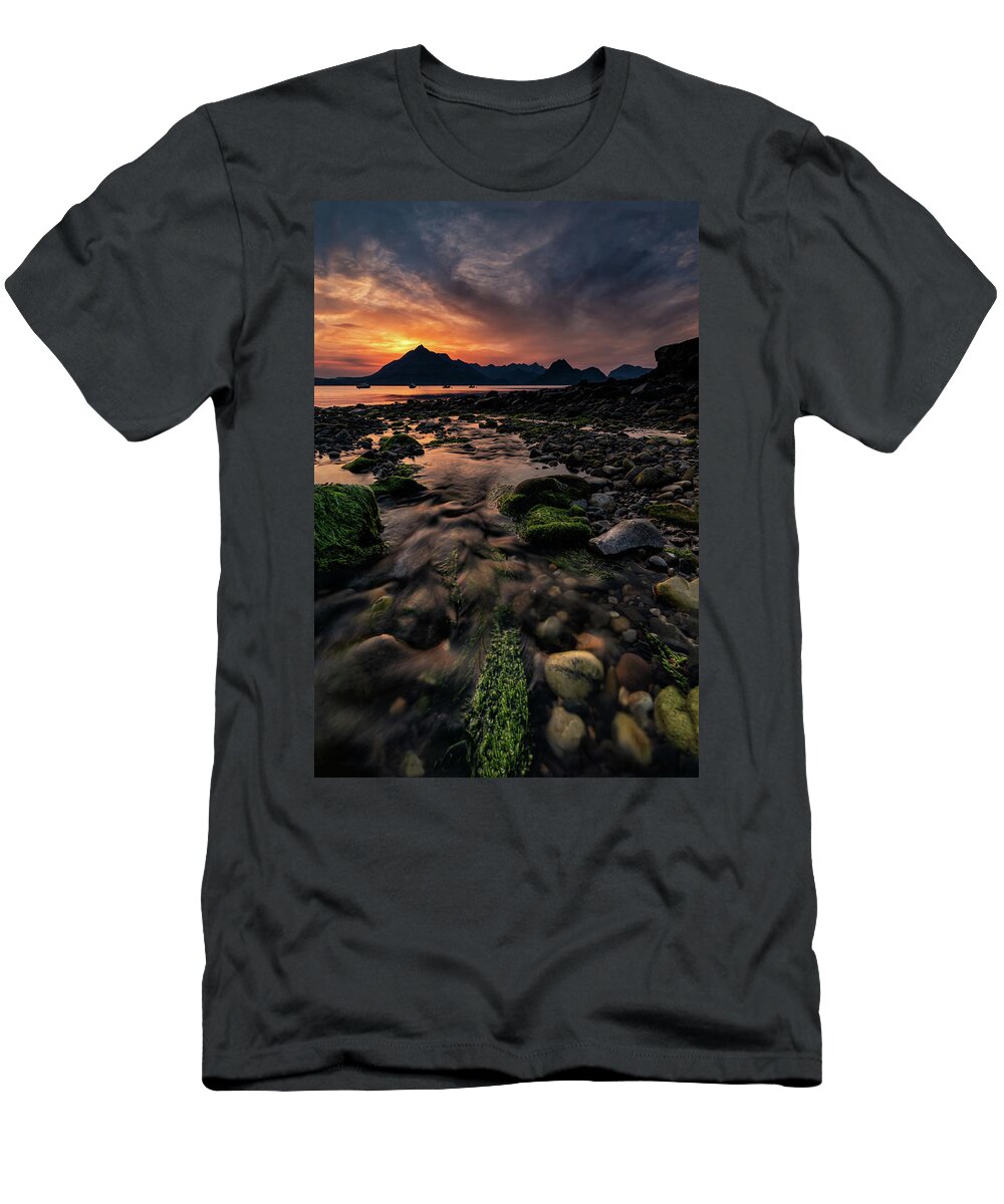Sunset T-Shirt featuring the photograph Changing Tide by Chuck Rasco Photography