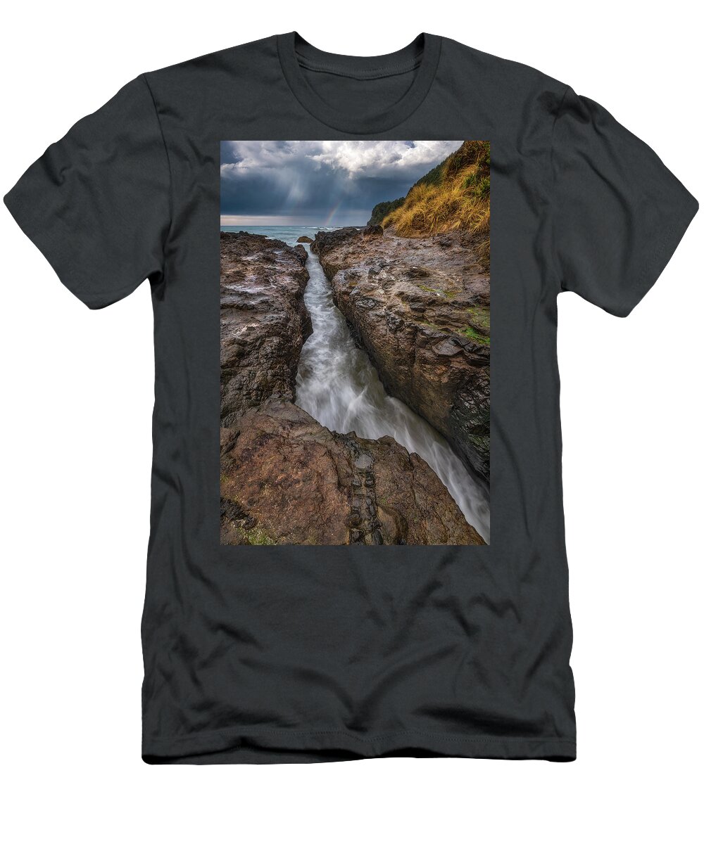 Oregon T-Shirt featuring the photograph Channeling Rainbows by Darren White