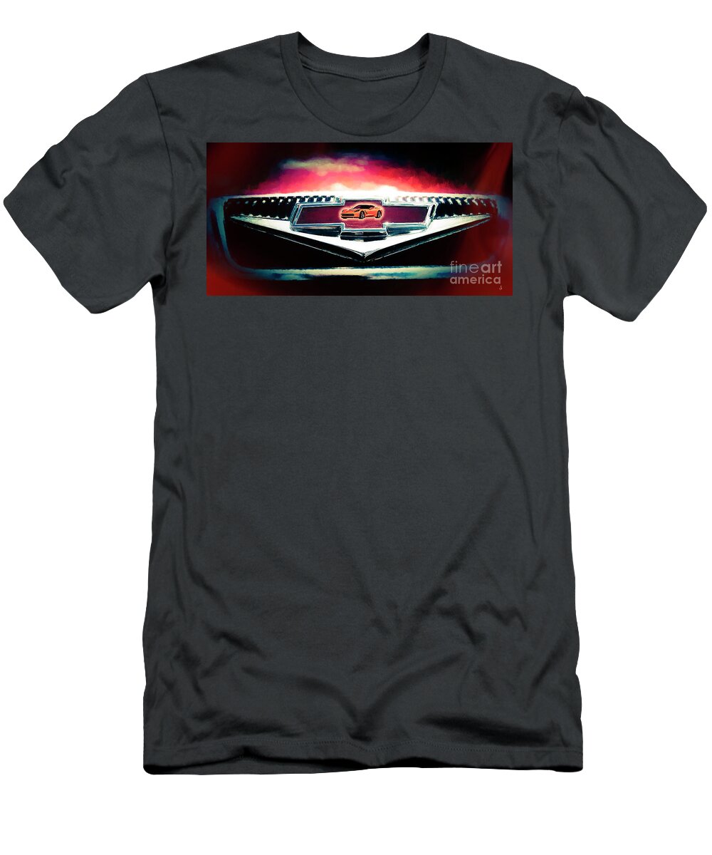 Fine Art Photography T-Shirt featuring the photograph Chevrolet All the Way by John Strong