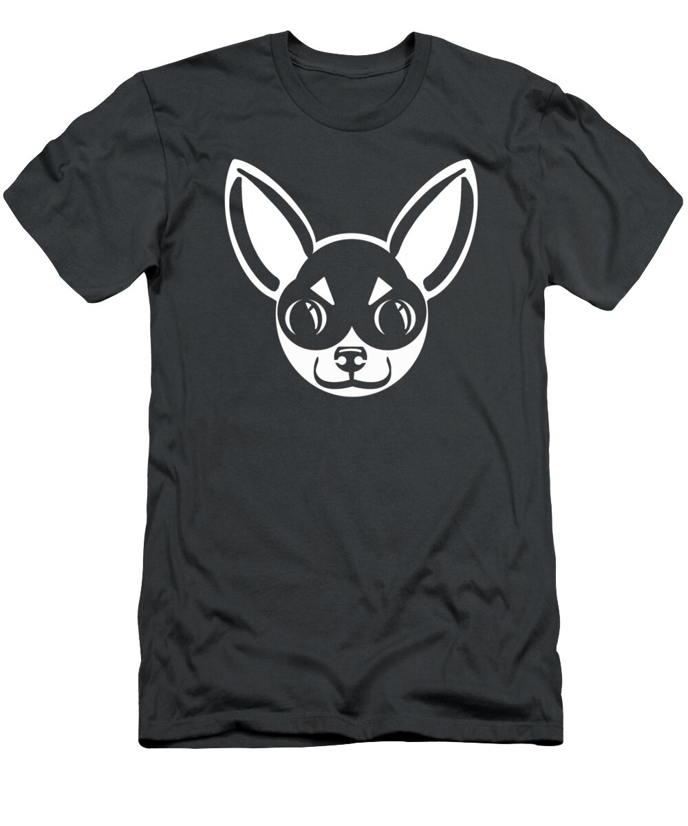 Chihuahua T-Shirt featuring the drawing Chihuahua Graphic by John LaFree