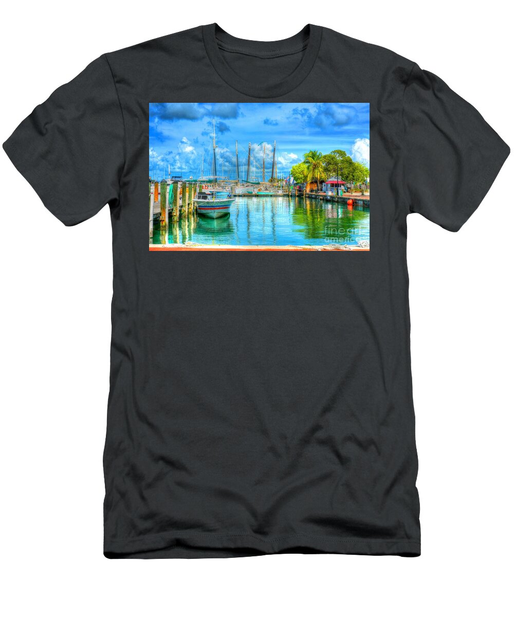 Key West T-Shirt featuring the photograph Chill in Key West by Debbi Granruth