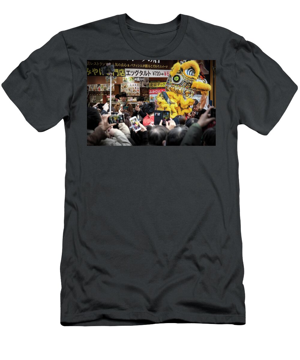 Cameras T-Shirt featuring the photograph Chinese New Year 2 by Bill Chizek