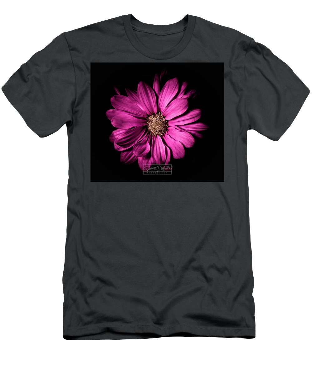 Magenta Flower T-Shirt featuring the photograph Chrysanthemum by Darcy Dietrich