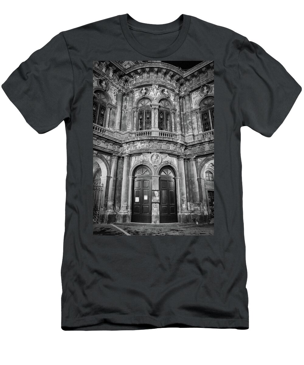 Italy T-Shirt featuring the photograph Classic Architecture of Sicily by Monroe Payne