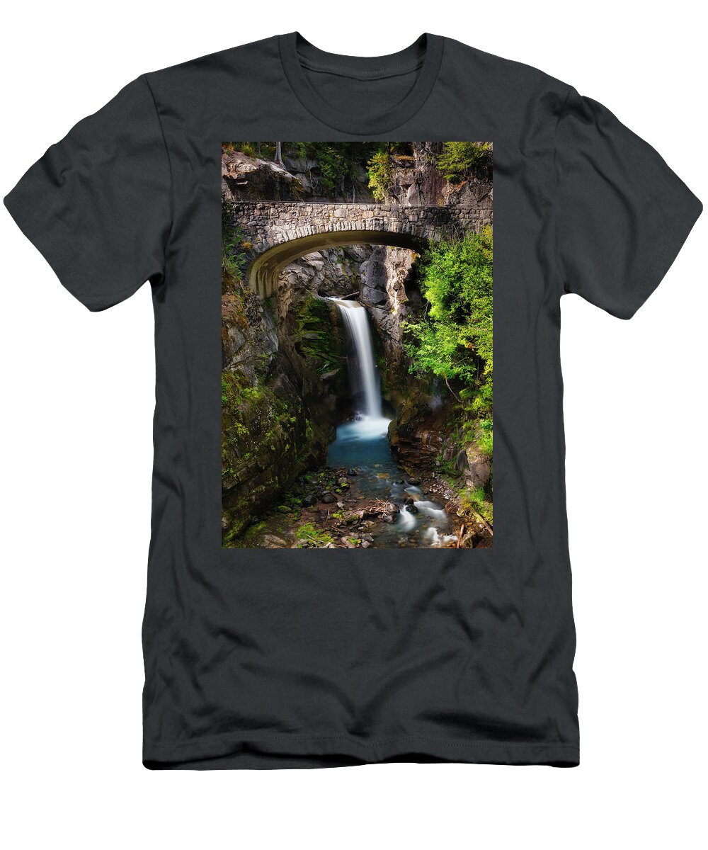 Christine Falls T-Shirt featuring the photograph Classic Christine Falls by Ryan Manuel