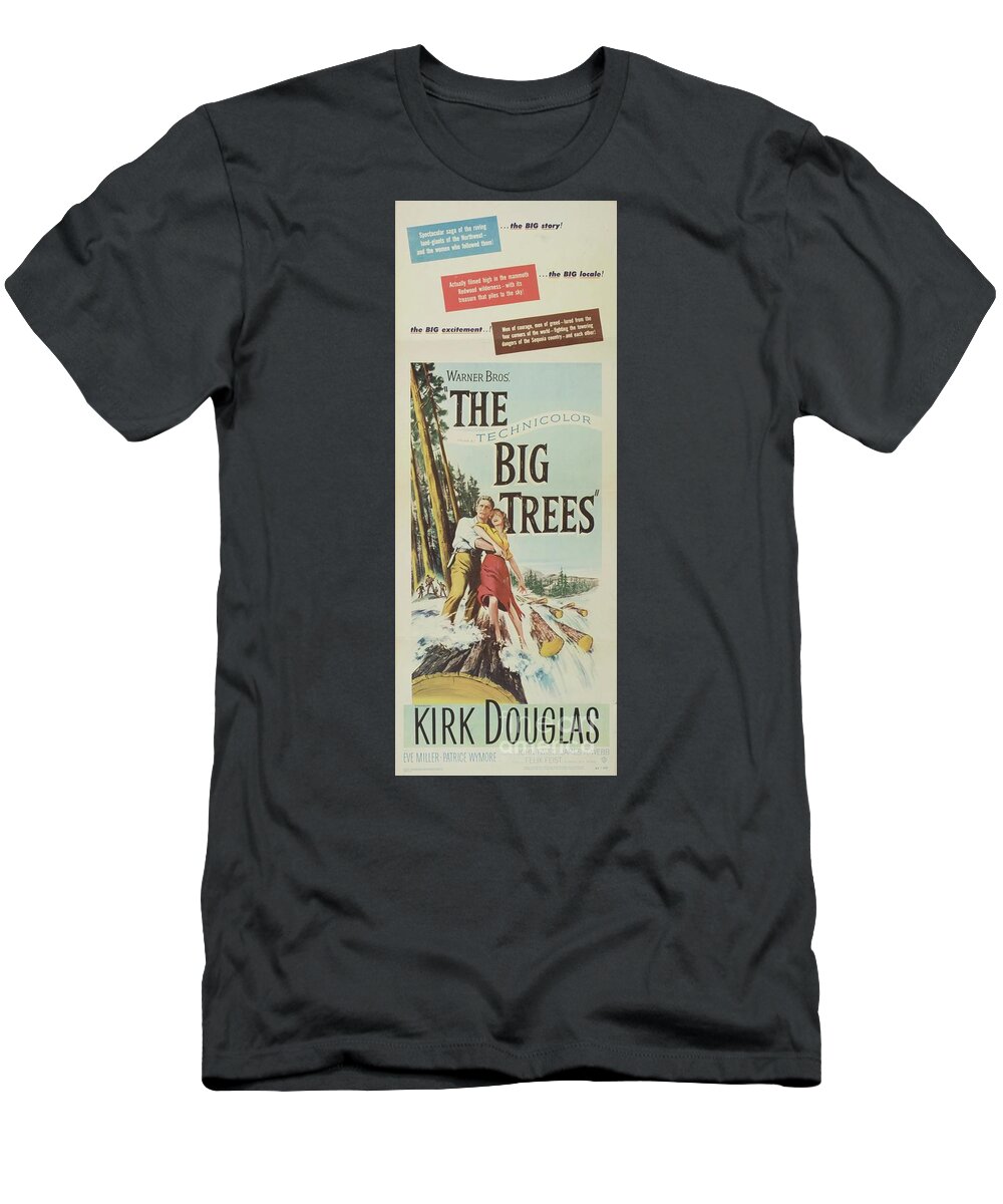 The T-Shirt featuring the painting Classic Movie Poster - The Big Trees by Esoterica Art Agency