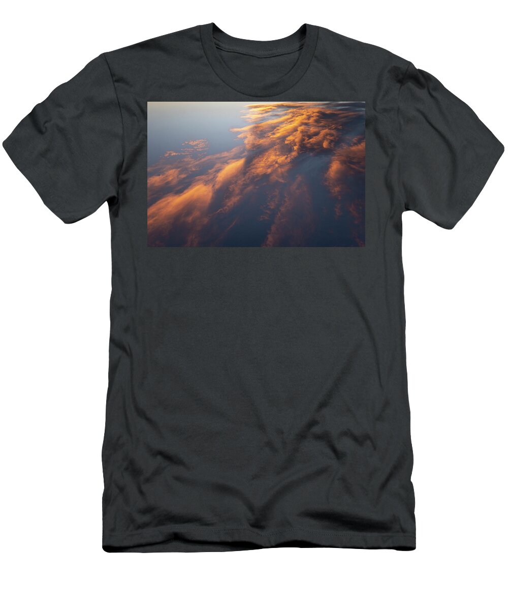 Sky T-Shirt featuring the photograph Clouds At Sunset by Karen Rispin