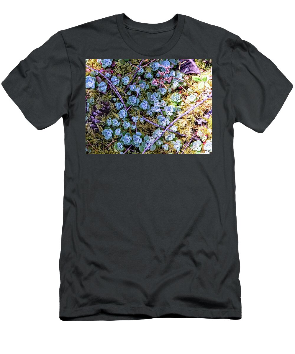 Background T-Shirt featuring the photograph Colorful Forest Floor by David Desautel