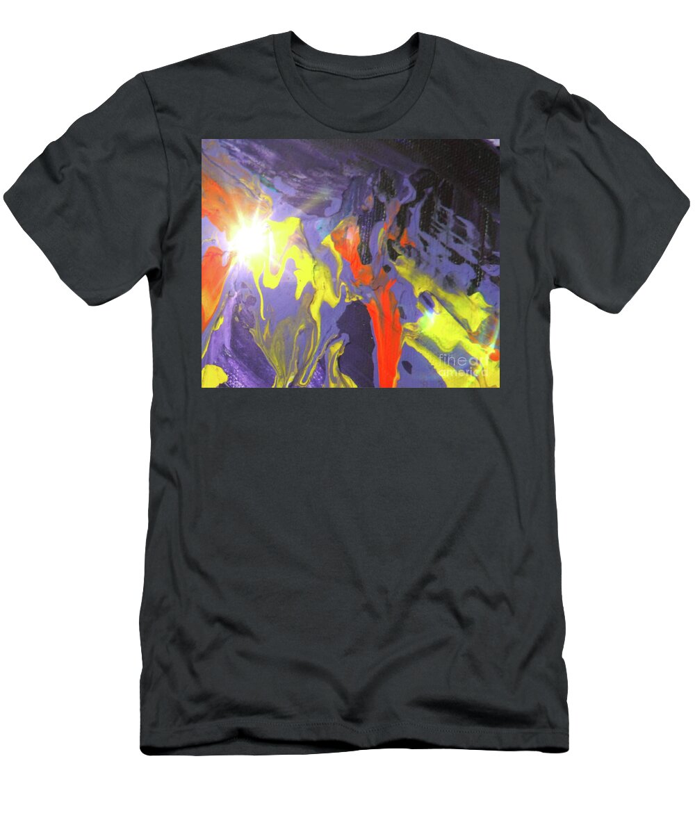 Paint T-Shirt featuring the digital art Conscious Battle by Yvonne Padmos