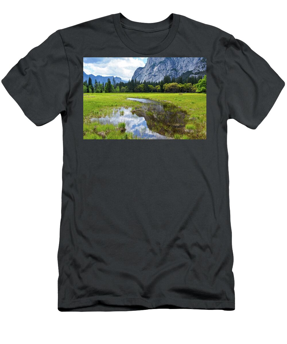 Yosemite National Park T-Shirt featuring the photograph Cook's Meadow Yosemite by Kyle Hanson