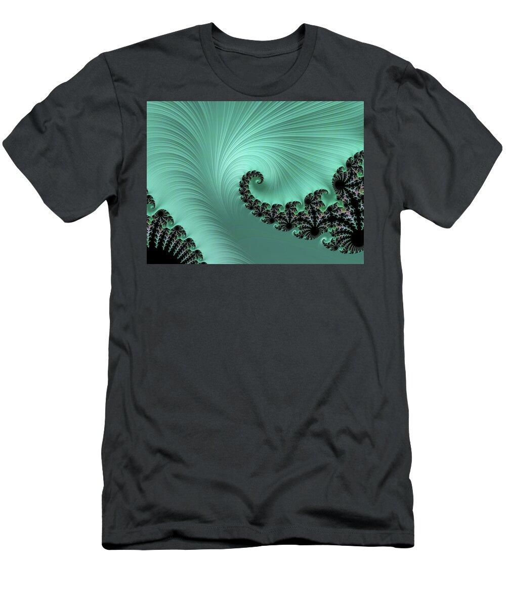 Abstract T-Shirt featuring the digital art Cooling Off by Manpreet Sokhi