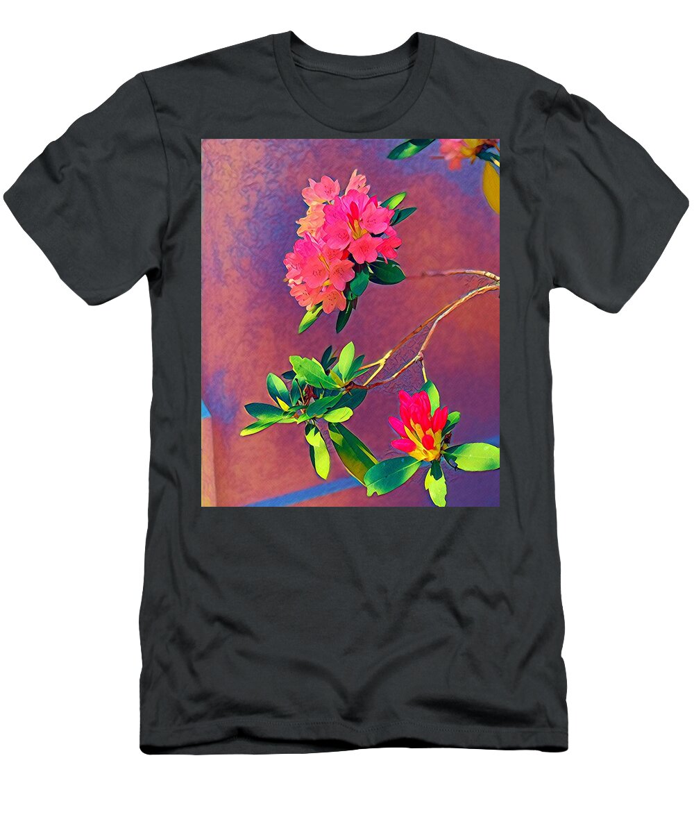 Coral T-Shirt featuring the photograph Coral Flowers by Juliette Becker