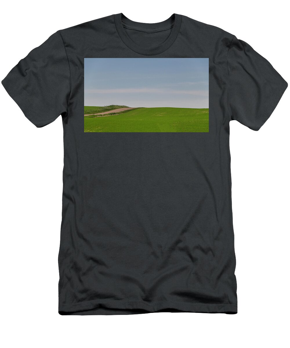 2020-06-20 T-Shirt featuring the photograph Country Road by Phil And Karen Rispin