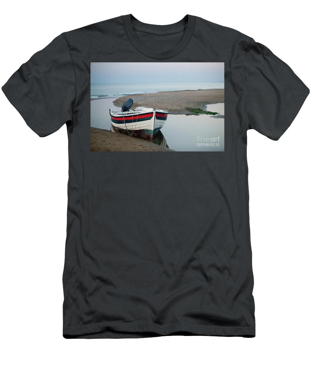 Crete T-Shirt featuring the photograph Crete - Fishing Boat IV by Rich S
