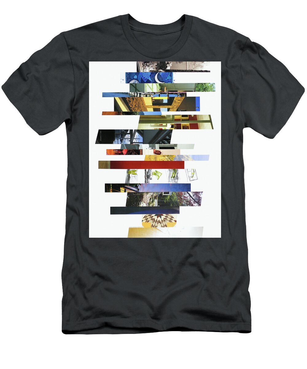 Collage T-Shirt featuring the photograph Crosscut#119v by Robert Glover