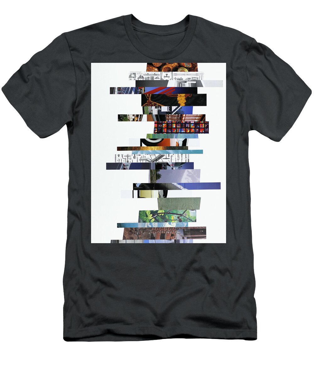 Collage T-Shirt featuring the photograph Crosscut#122v by Robert Glover