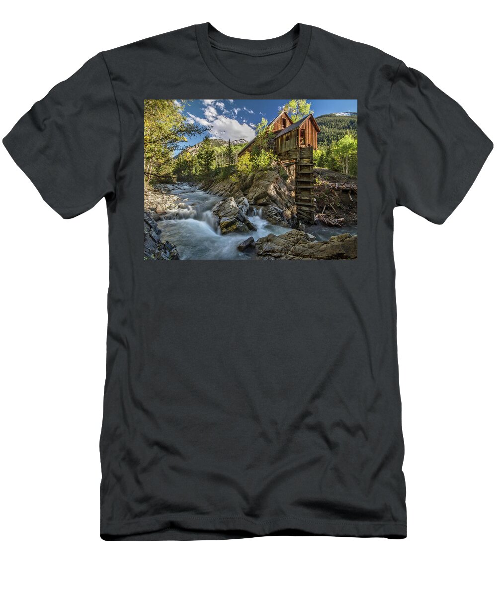  T-Shirt featuring the photograph Crystal Mill Colorado by Wesley Aston