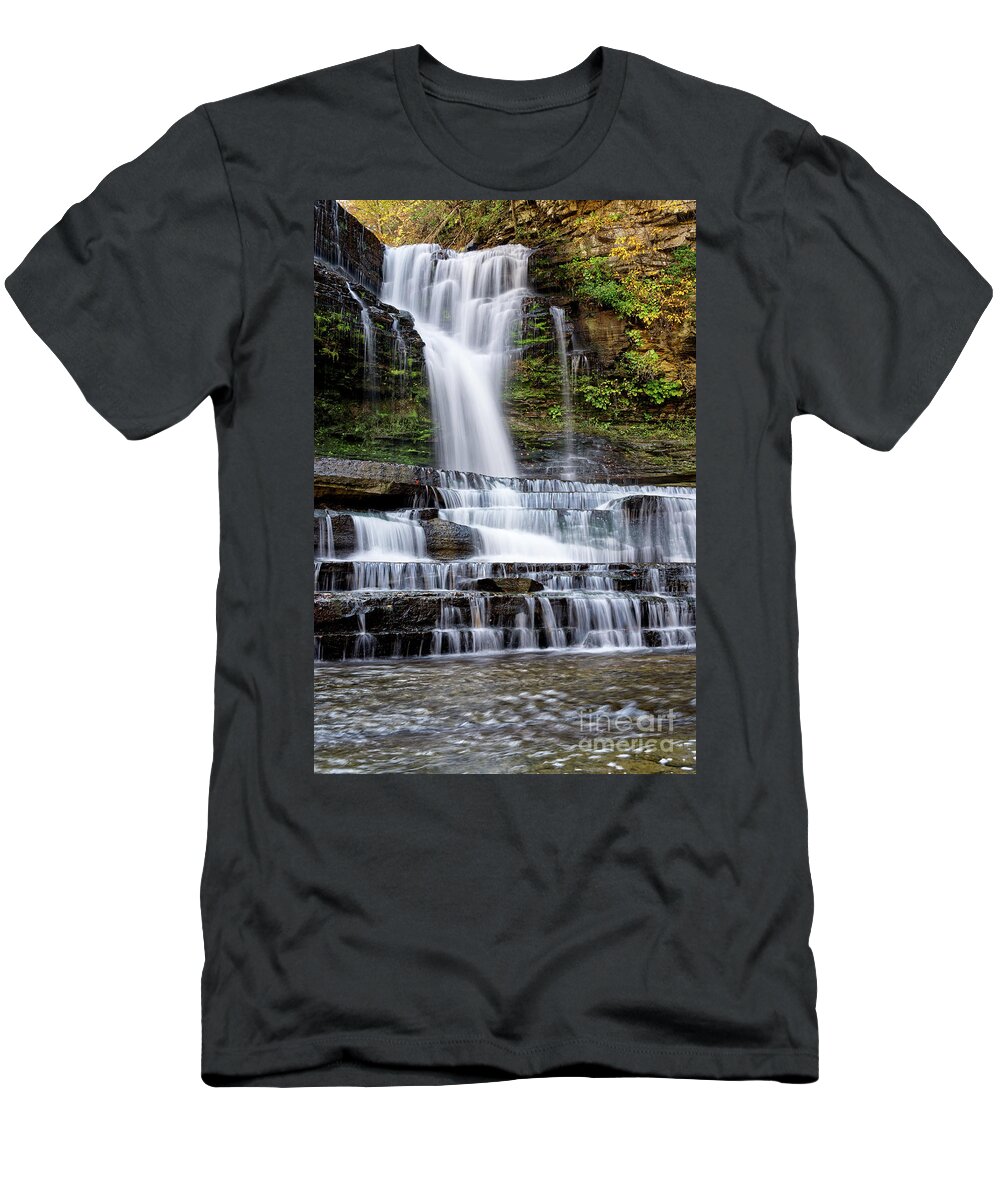 Cummins Falls State Park T-Shirt featuring the photograph Cummins Falls 38 by Phil Perkins