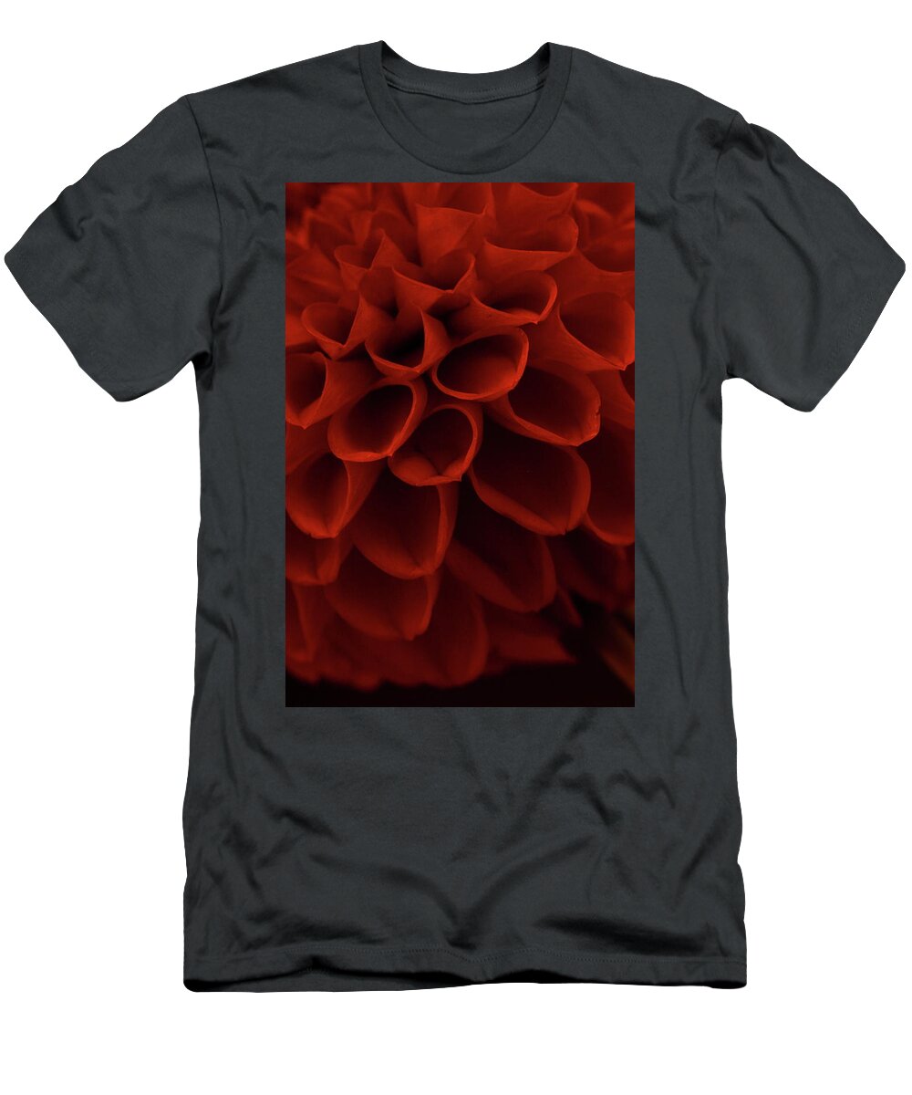 Flora T-Shirt featuring the photograph Dahlia 4323 by Julie Powell