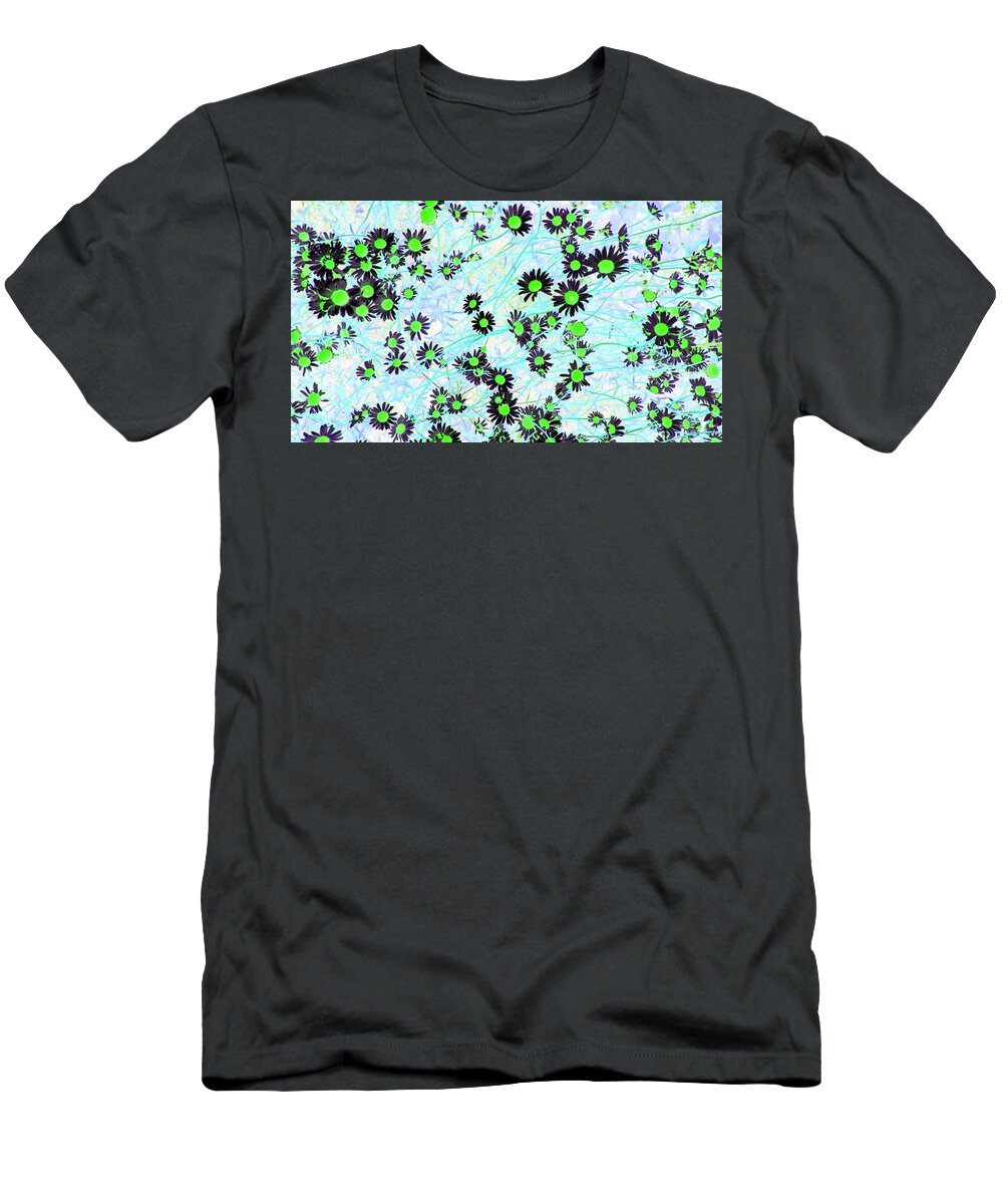 Daisies T-Shirt featuring the photograph Daisies of Green by Missy Joy
