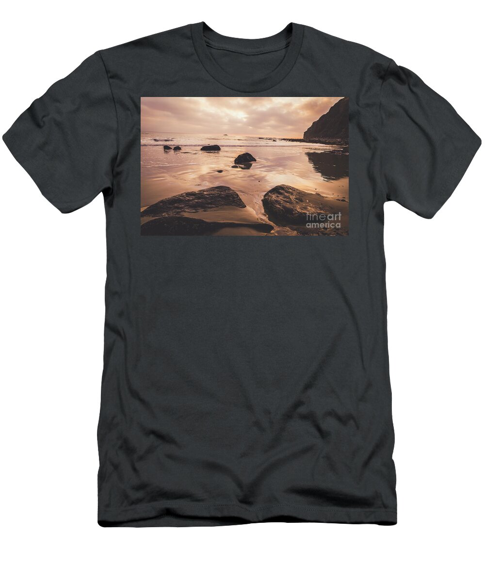 Dramatic T-Shirt featuring the photograph Dana Point Seascape by Abigail Diane Photography