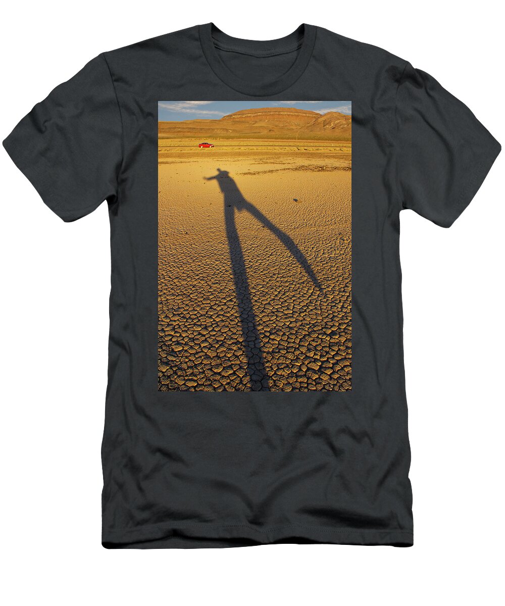 Death Valley T-Shirt featuring the photograph Dancing Fool by Mike McGlothlen