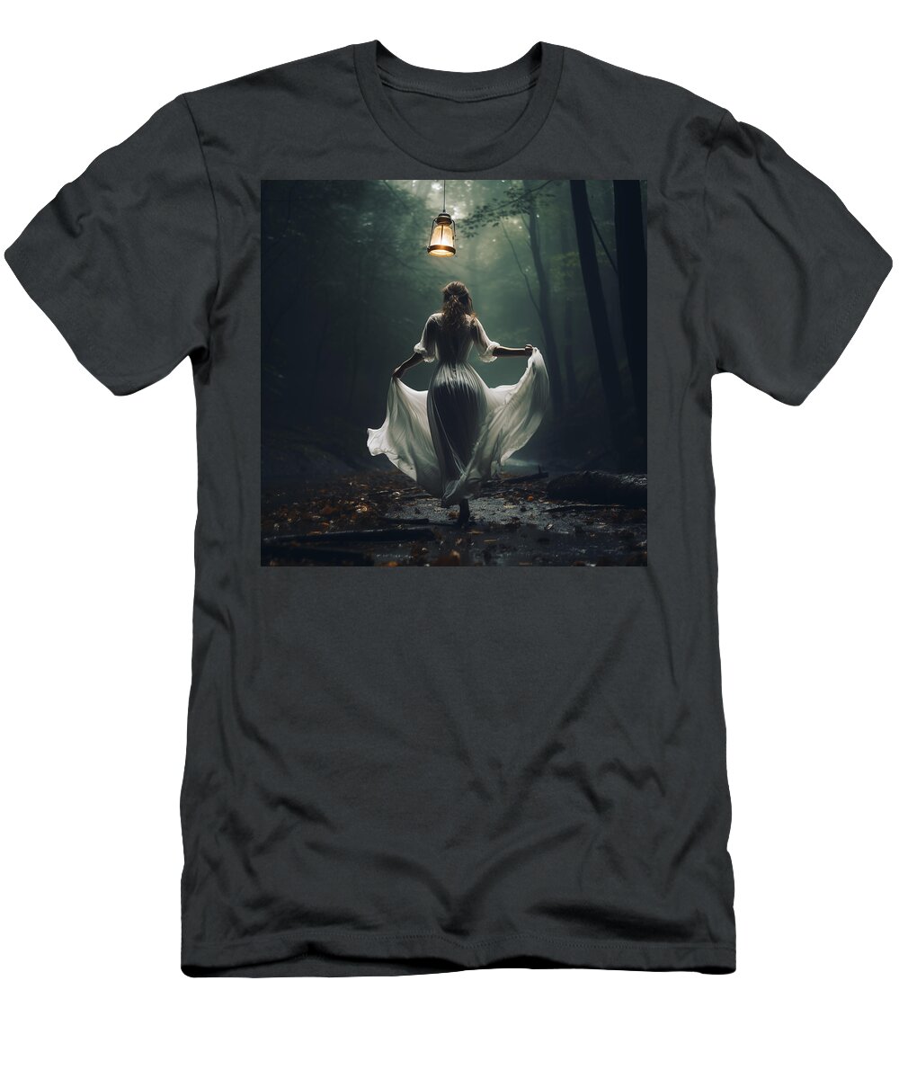 Dance T-Shirt featuring the photograph Dancing in the Forest by Matt Hanson