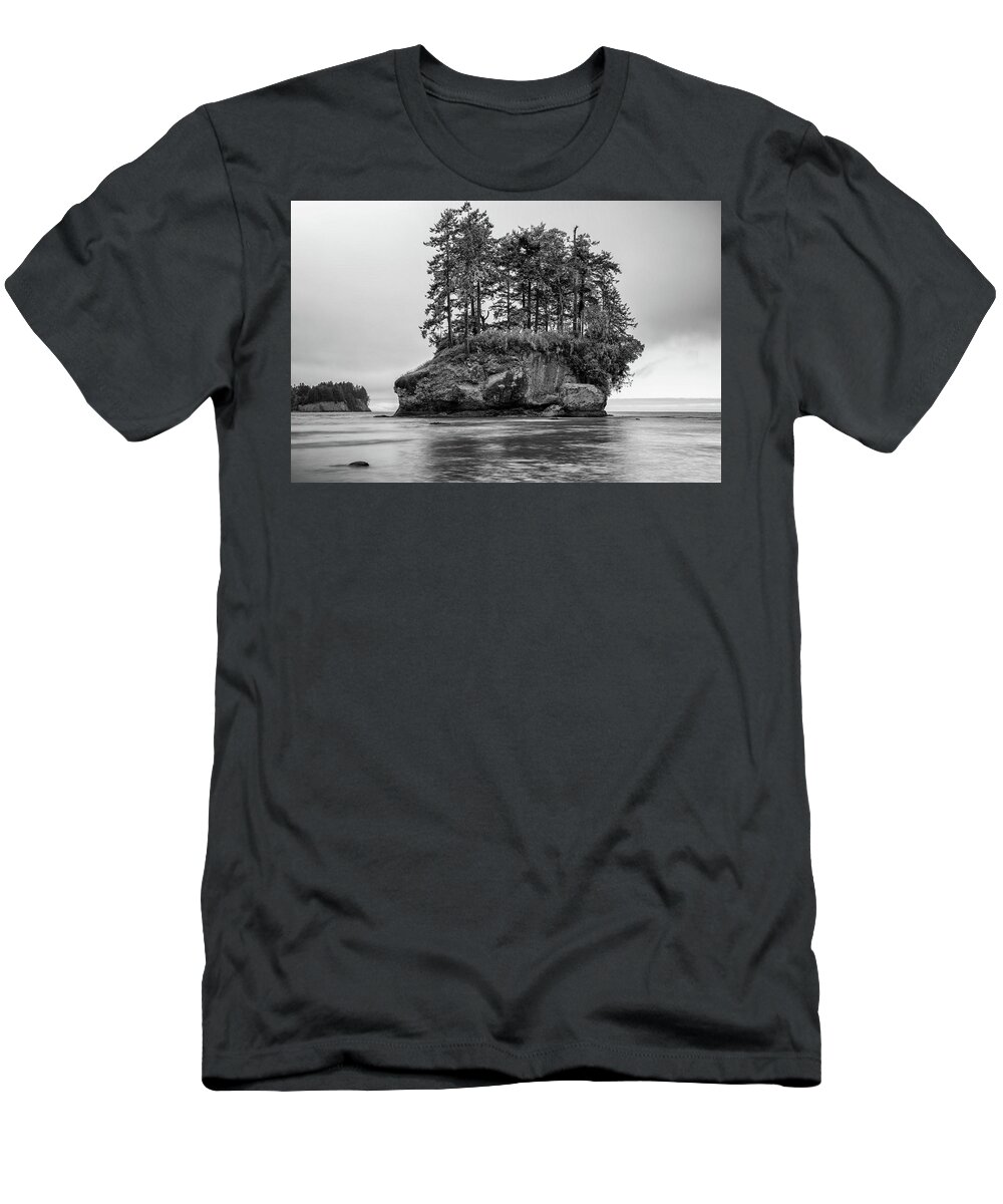 Salt Creek Beach T-Shirt featuring the photograph Dark Island by Kristopher Schoenleber