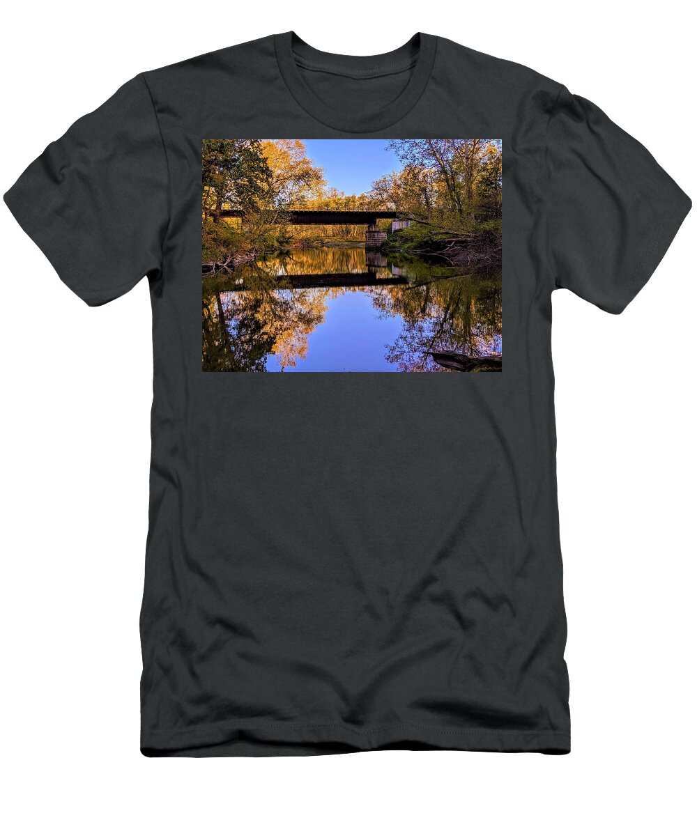  T-Shirt featuring the photograph Deep Lock Quarry by Brad Nellis