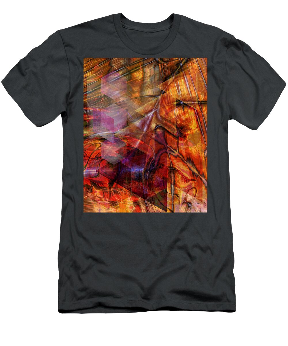 Deguello Sunrise T-Shirt featuring the digital art Deguello Sunrise by Studio B Prints