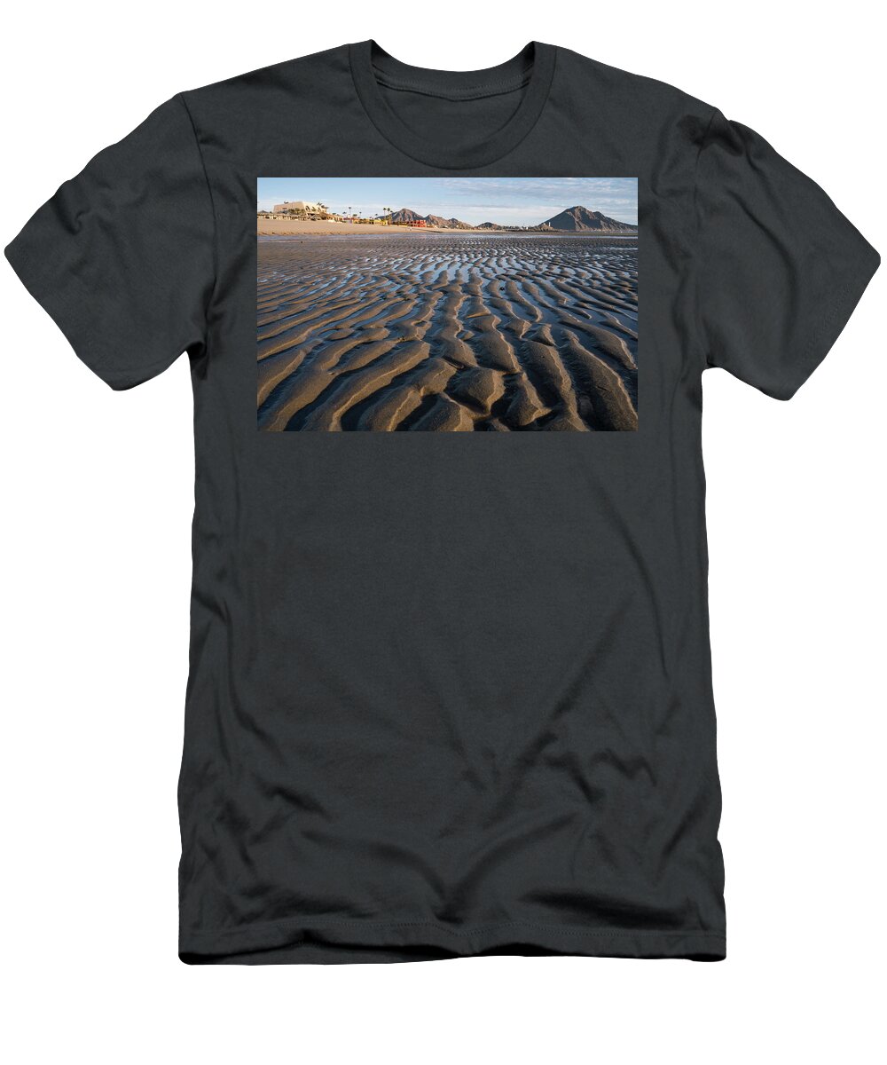 Sand T-Shirt featuring the photograph Details in the Sand by Margaret Pitcher
