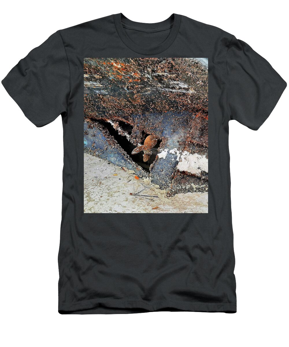 Steve Sperry Mighty Sight Studio Photography T-Shirt featuring the digital art Distressed Prop by Steve Sperry