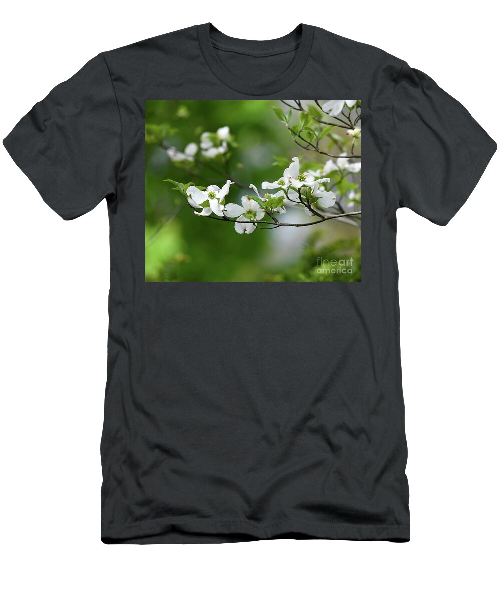 Dogwood Blooms T-Shirt featuring the photograph Dogwood Dreams by Kerri Farley