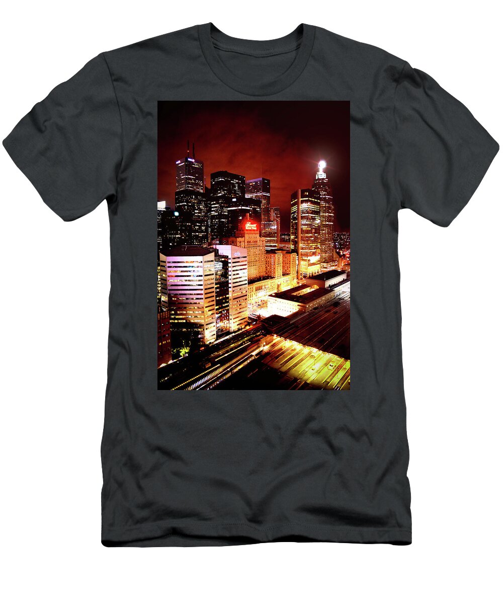 Toronto T-Shirt featuring the photograph Downtown Toronto Canada Photo 183 by Lucie Dumas