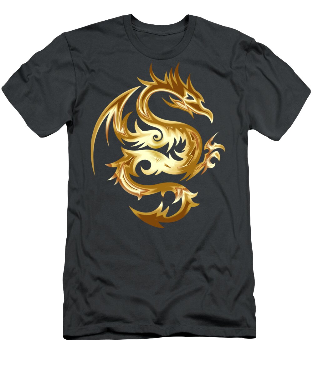 Dragon T-Shirt featuring the photograph Dragon by Nancy Ayanna Wyatt