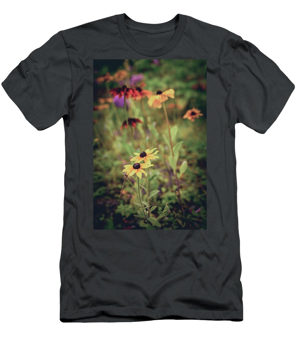Flowers T-Shirt featuring the photograph Drawing in by Gavin Lewis
