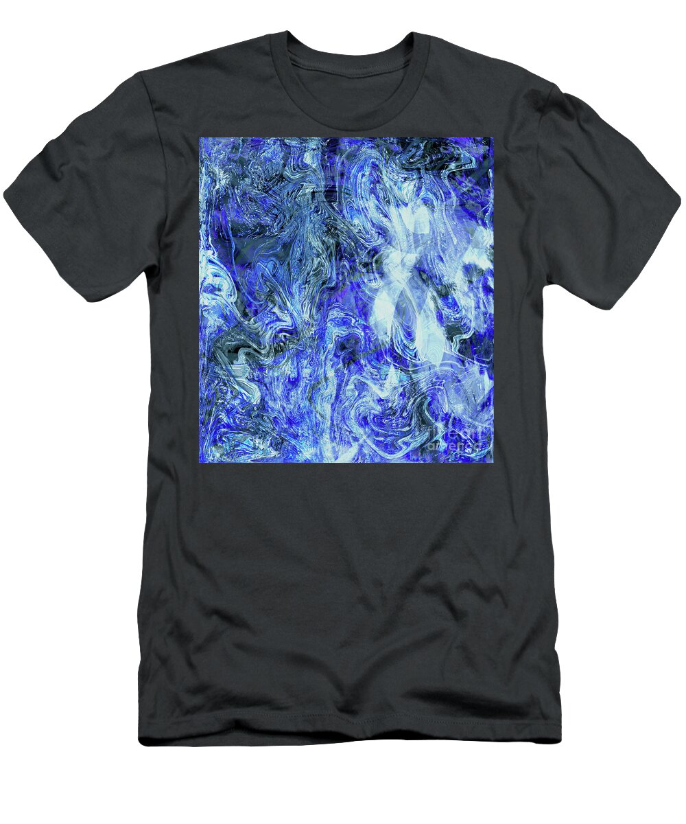 Fine-art T-Shirt featuring the mixed media Dream Walking 13 by Catalina Walker
