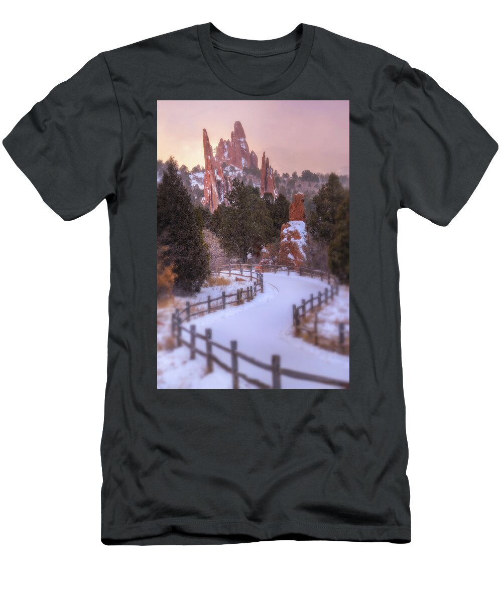 Garden Of The Gods T-Shirt featuring the photograph Dreams in the Garden by Darren White