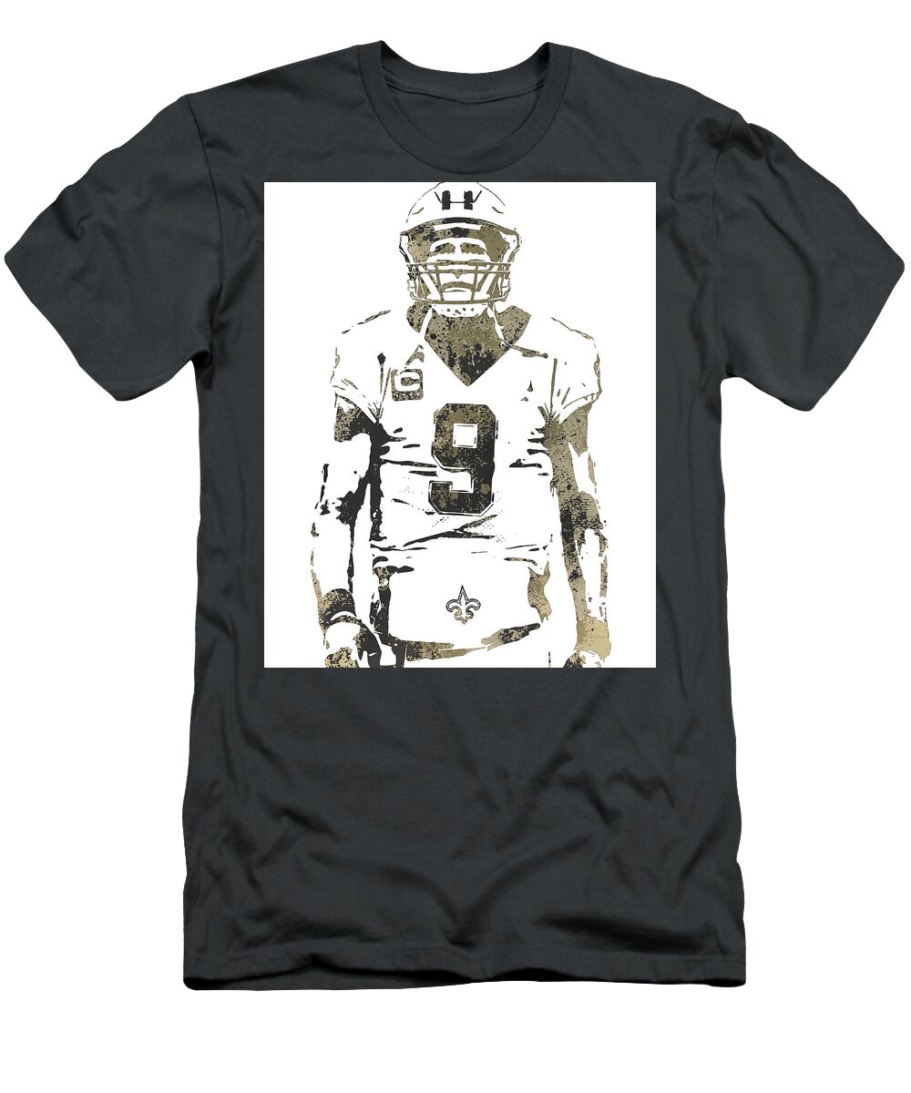 Vintage New Orleans Saints Shirt Mens L Gray Black NFL Football Logo Sports  Tee