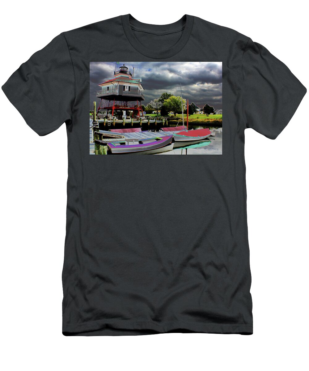 Drum Point T-Shirt featuring the photograph Drum Point by Carolyn Stagger Cokley