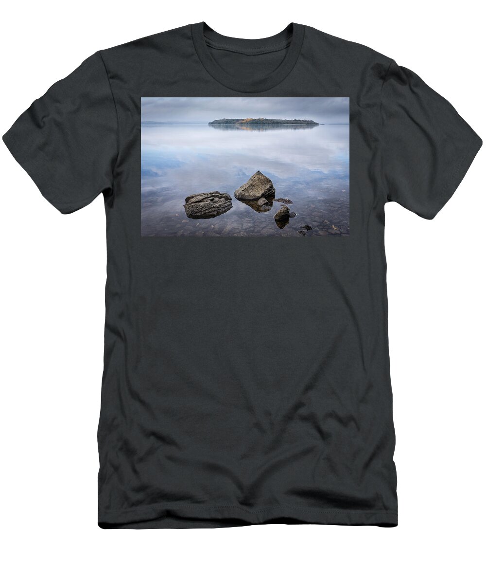 Inishmakill T-Shirt featuring the photograph Duross Bay, Lower Lough Erne by Nigel R Bell