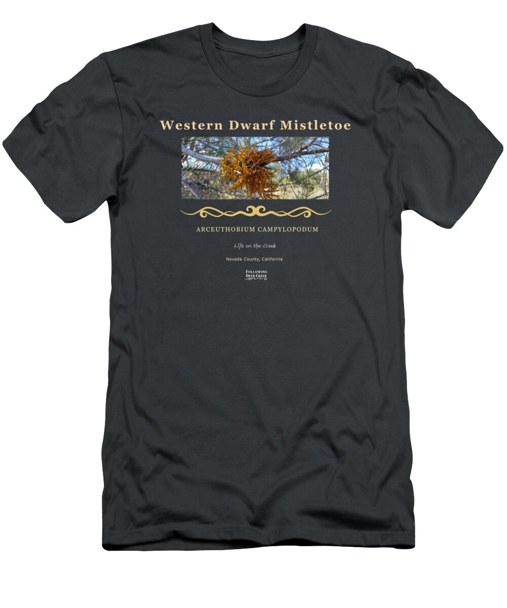 Mistletoe T-Shirt featuring the digital art Dwarf Mistletoe by Lisa Redfern