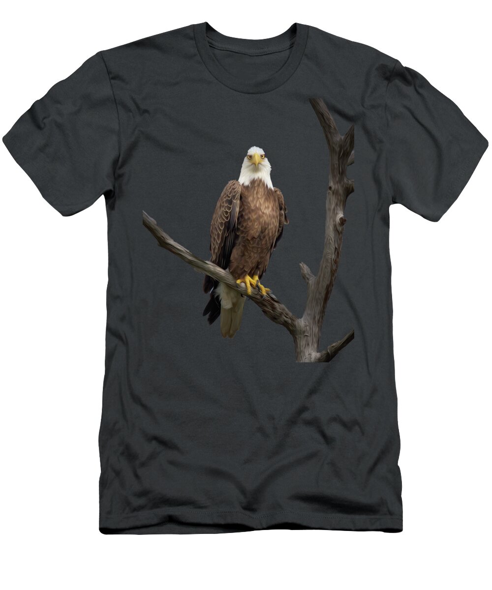 Eagle T-Shirt featuring the photograph Eagle Storm by Mark Andrew Thomas