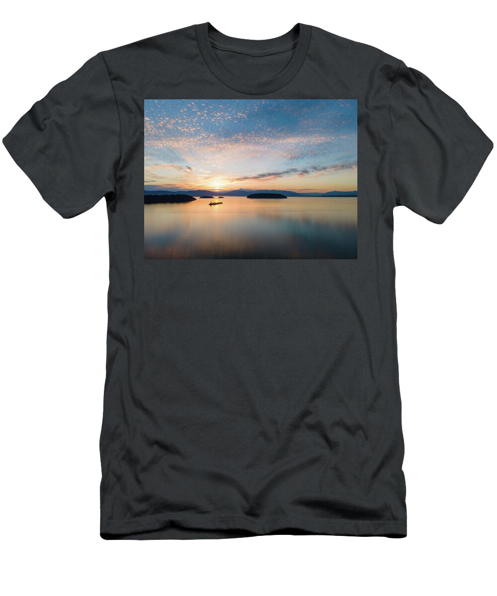 Mount Baker T-Shirt featuring the photograph Early Sunrise by Michael Rauwolf