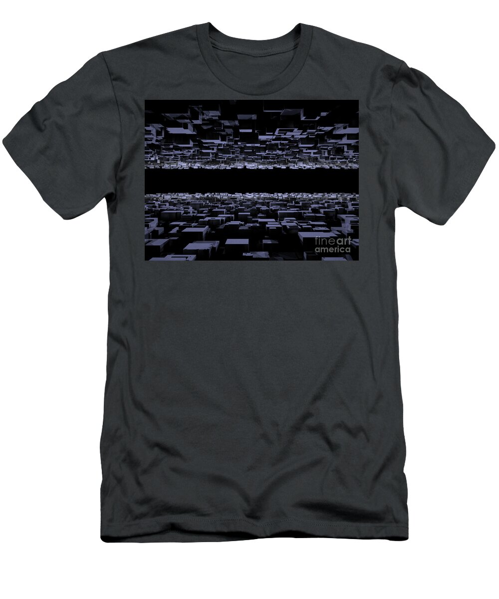 Technology T-Shirt featuring the digital art Edge of Technology by Phil Perkins