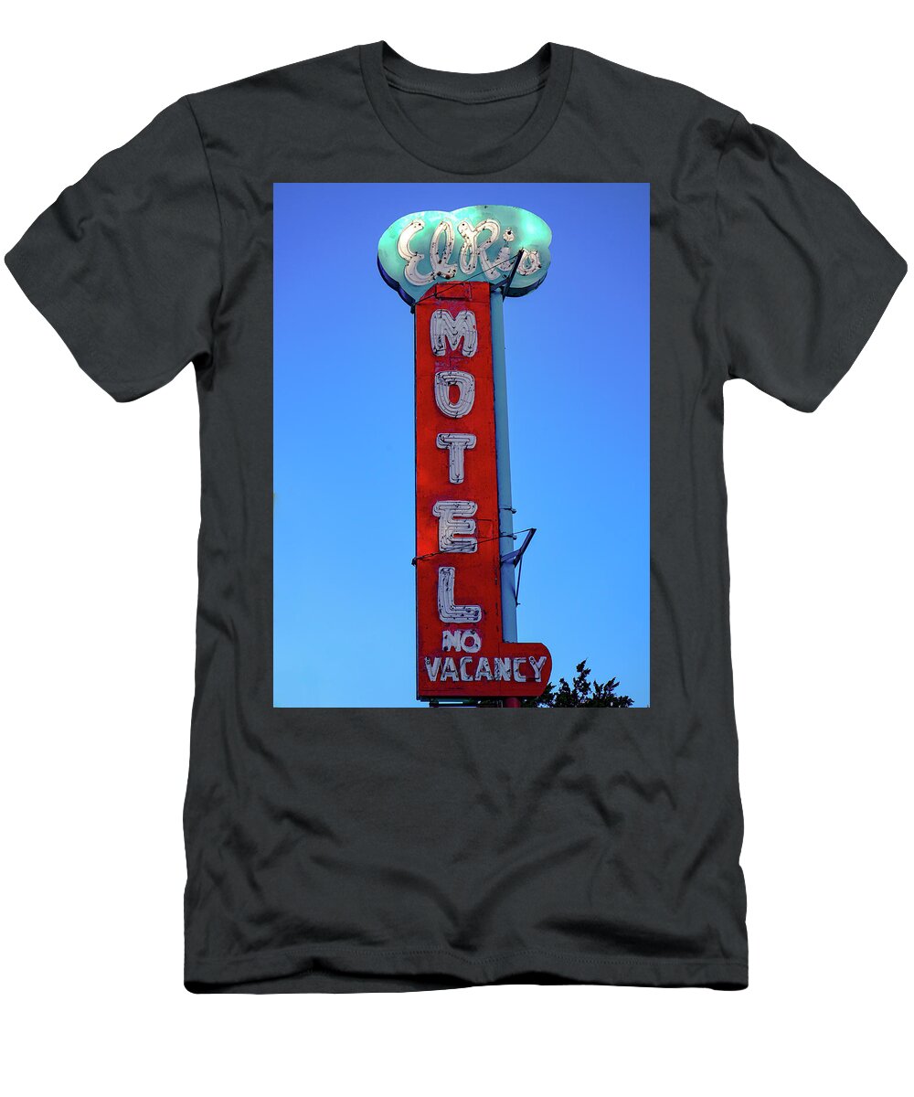 El T-Shirt featuring the photograph El Rio Motel by Matthew Bamberg